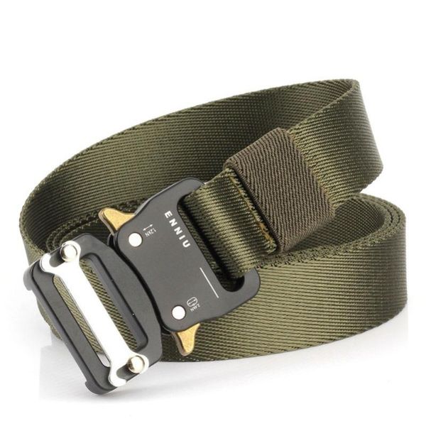 nylon waist belts automatic buckle for outdoor hunting camping sports 125cm tactical belt solid support, Black;gray
nylon waist belts automatic buckle for outdoor hunting camping sports 125cm tactical belt solid support, Black;gray