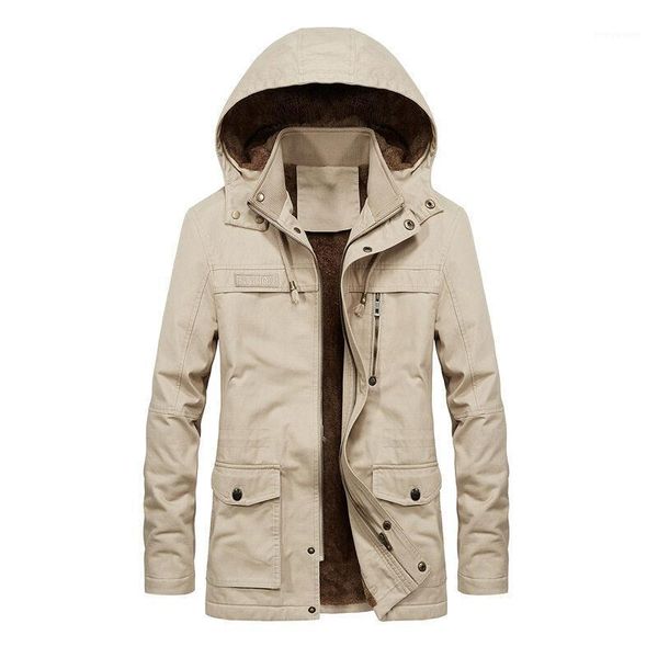 men's jackets 2021 men hooded thick fleece parkas mens solid color fashion outdoor casual coats pockets loose leisure, Black;brown
men's jackets 2021 men hooded thick fleece parkas mens solid color fashion outdoor casual coats pockets loose leisure, Black;brown