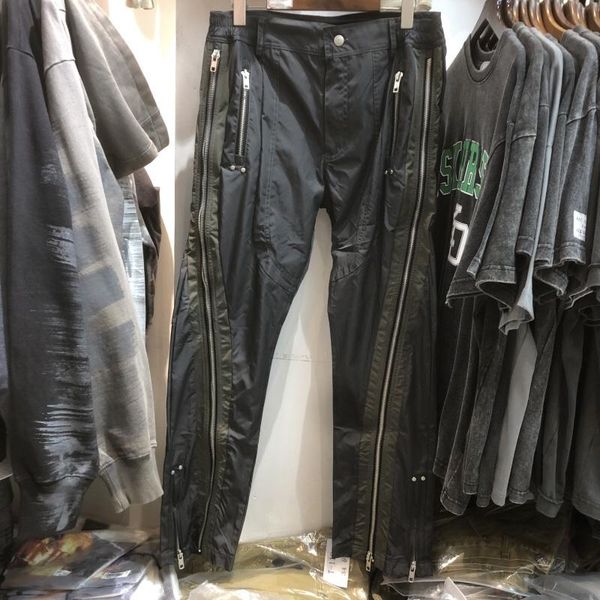 men's pants 2021fw zipper vintage men multi-pocket drawstring cargo fashion overalls women trousers clothing, Black
men's pants 2021fw zipper vintage men multi-pocket drawstring cargo fashion overalls women trousers clothing, Black