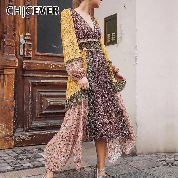 casual dresses chicever vintage ruffles women's dress lantern sleeve v neck high waist print hem asymmetrical female fashion summer, Black;gray
casual dresses chicever vintage ruffles women's dress lantern sleeve v neck high waist print hem asymmetrical female fashion summer, Black;gray