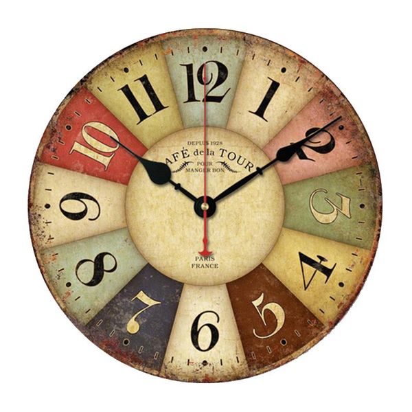 wall clocks vintage clock shabby chic wood roman numeral round quartz silent hanging living room home decor
wall clocks vintage clock shabby chic wood roman numeral round quartz silent hanging living room home decor