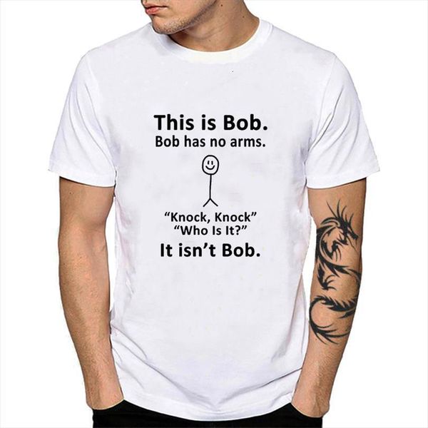 this is bob has men no arm joke phrase short sleeve summer 100% cotton funny printing yh062, White;black
this is bob has men no arm joke phrase short sleeve summer 100% cotton funny printing yh062, White;black