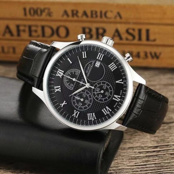 business mens watches brand leather strap 40mm dial satch man wristwatches quartz watch for men father's christmas gifts valentine', Slivery;brown
business mens watches brand leather strap 40mm dial satch man wristwatches quartz watch for men father's christmas gifts valentine', Slivery;brown