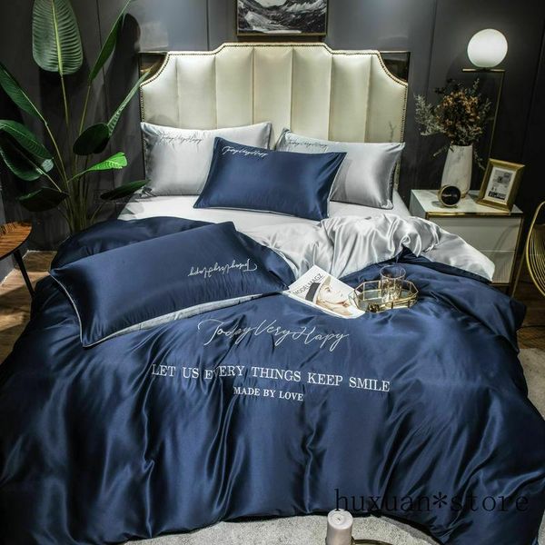 bedding sets satin silk set luxury embroidery king bed quilt duvet cover linens
bedding sets satin silk set luxury embroidery king bed quilt duvet cover linens