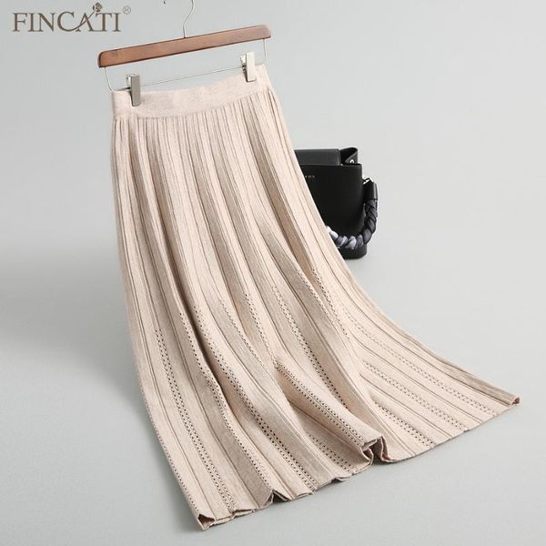 skirts women skirt fincati 2021 arrival vintage big a-line pleated mid-calf winter knitted solid colors elastic waist, Black
skirts women skirt fincati 2021 arrival vintage big a-line pleated mid-calf winter knitted solid colors elastic waist, Black
