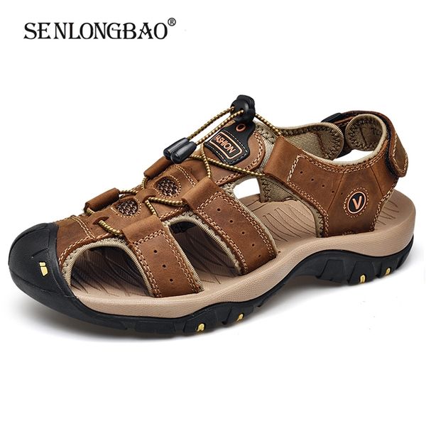 brand summer men shoes genuine leather sandals fashion beach outdoor casual sneakers big size 38-48 210624, Black
brand summer men shoes genuine leather sandals fashion beach outdoor casual sneakers big size 38-48 210624, Black
