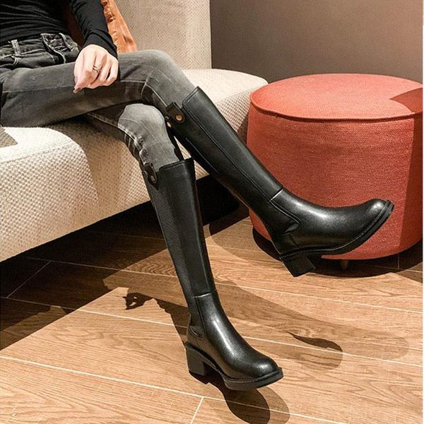 boots women winter block heels fashion leather knee high long botas mujer 2021 ladies shoes plush warm slip on female footwear, Black
boots women winter block heels fashion leather knee high long botas mujer 2021 ladies shoes plush warm slip on female footwear, Black