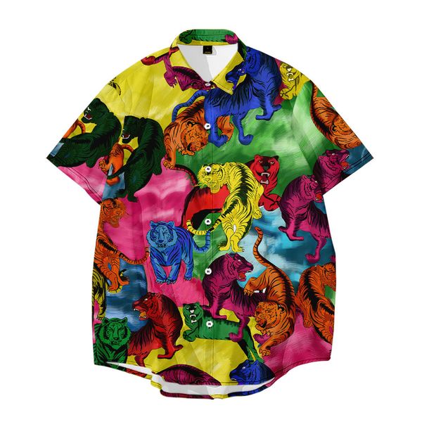 fashion men hawaiian shirt short sleeve streetwear teiger printed summer chic blouse 2021 beach camisas s-6xl, Red
fashion men hawaiian shirt short sleeve streetwear teiger printed summer chic blouse 2021 beach camisas s-6xl, Red