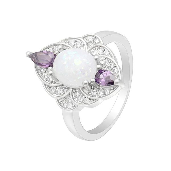 wedding rings ufooro fire opal flower design silver color unique shape white jewelry engagement women/girl gifts, Slivery;golden
wedding rings ufooro fire opal flower design silver color unique shape white jewelry engagement women/girl gifts, Slivery;golden