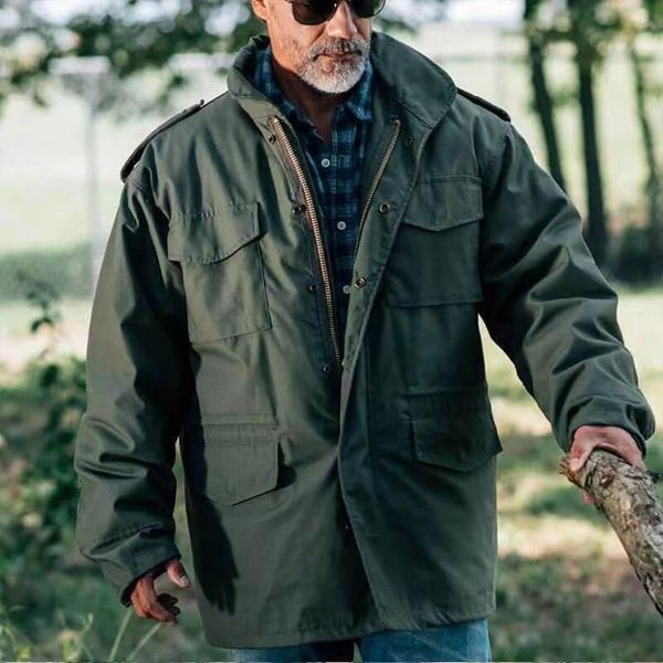 men's jackets 2021 men's military cotton padded jacket coat streetwear clothes, Black;brown
men's jackets 2021 men's military cotton padded jacket coat streetwear clothes, Black;brown