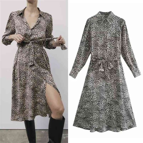 leopard print satin dress women winter belt long sleeve midi shirt woman vintage elegant ladies es 210519, Black;gray
leopard print satin dress women winter belt long sleeve midi shirt woman vintage elegant ladies es 210519, Black;gray