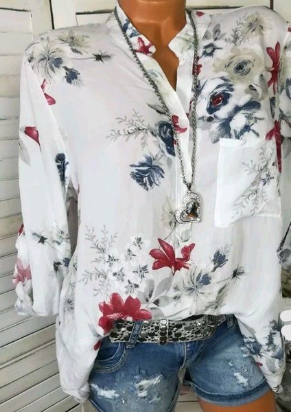 summer women blouses autumn long sleeve print v neck chiffon blouse blusa casual loose shirts plus size 5xl, White
summer women blouses autumn long sleeve print v neck chiffon blouse blusa casual loose shirts plus size 5xl, White