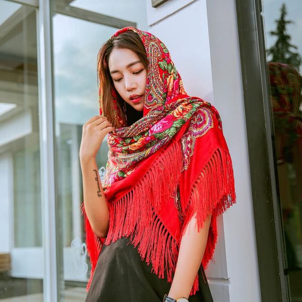 bandanas russia national oversize 135x135cm women printing four sides tassel large squar shawl scarf all-match headband bufanda mujer, Blue;gray
bandanas russia national oversize 135x135cm women printing four sides tassel large squar shawl scarf all-match headband bufanda mujer, Blue;gray