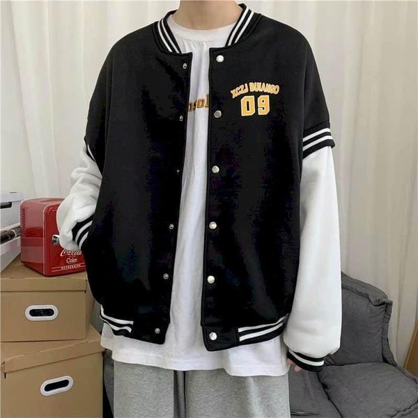 men's jackets casual jacket men 's 2021 youth spring and autumn thick loose baseball uniform korean style student coat street top, Black;brown
men's jackets casual jacket men 's 2021 youth spring and autumn thick loose baseball uniform korean style student coat street top, Black;brown