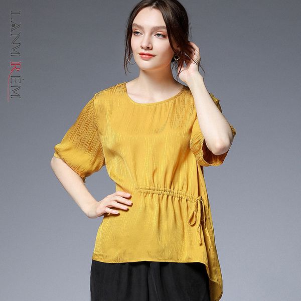 women yellow irregular big size t-shirt round neck short sleeve lady fashion tide summer arrivals 2e1718 210507, White
women yellow irregular big size t-shirt round neck short sleeve lady fashion tide summer arrivals 2e1718 210507, White