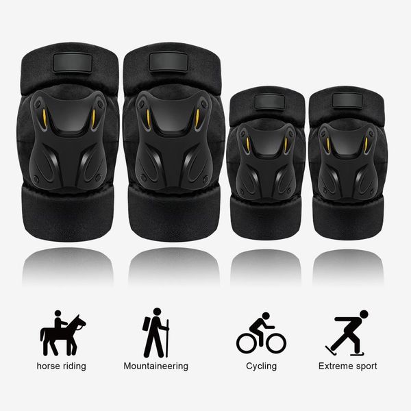 cycling skating protective gear pads knee elbow sport safety protector ventilate and quick dry with foam cushion 2 straps &, Black;gray
cycling skating protective gear pads knee elbow sport safety protector ventilate and quick dry with foam cushion 2 straps &, Black;gray