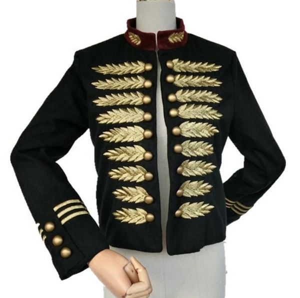 women's jackets vintage court luxury embroidered golden wheat short jacket women stand collar embroidery velvet coat, Black;brown
women's jackets vintage court luxury embroidered golden wheat short jacket women stand collar embroidery velvet coat, Black;brown