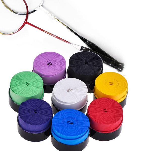 sweatband 10pc sticky smooth adhesive sweat absorbing grip tape overgrip for badminton squash racket and fish rubber (random, Yellow;black
sweatband 10pc sticky smooth adhesive sweat absorbing grip tape overgrip for badminton squash racket and fish rubber (random, Yellow;black