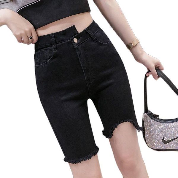 fashion jeans 2021 summer denim five-point pants tight shorts high waist slim women women's, Blue
fashion jeans 2021 summer denim five-point pants tight shorts high waist slim women women's, Blue