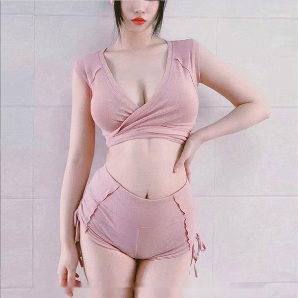 women's tracksuits womengaga v-neck strap sleeveless vest tank short + high waist drawstring skinny shorts sports workout fitness suit, Gray
women's tracksuits womengaga v-neck strap sleeveless vest tank short + high waist drawstring skinny shorts sports workout fitness suit, Gray