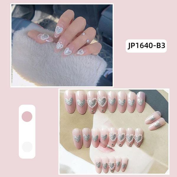false nails 24pcs fake with design love pearl inlay nail patch flesh pink glue type long paragraph round head artificial manicures, Red;gold
false nails 24pcs fake with design love pearl inlay nail patch flesh pink glue type long paragraph round head artificial manicures, Red;gold