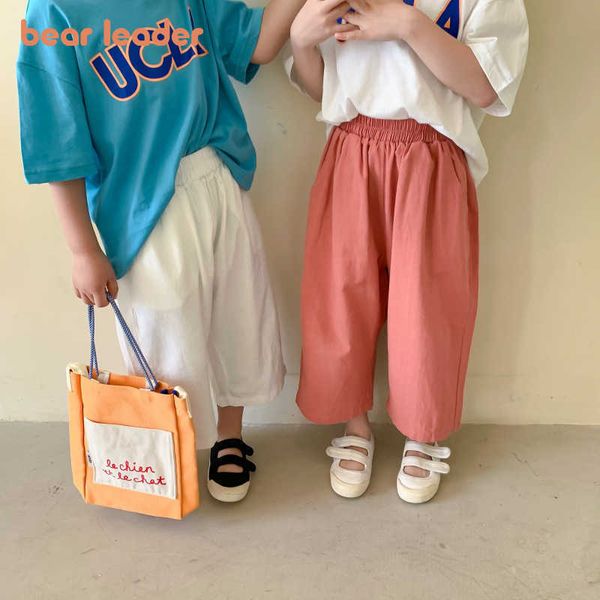bear leader girls summer loose pants fashion korean style kids baby solid color capris casual ankle-length 1-7 years 210708, Blue
bear leader girls summer loose pants fashion korean style kids baby solid color capris casual ankle-length 1-7 years 210708, Blue