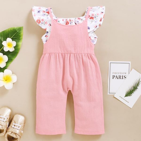 1-5years flower printed crop + suspender pants 2pcs outfits set for toddler kids baby girls summer princess clothes clothing sets, White
1-5years flower printed crop + suspender pants 2pcs outfits set for toddler kids baby girls summer princess clothes clothing sets, White