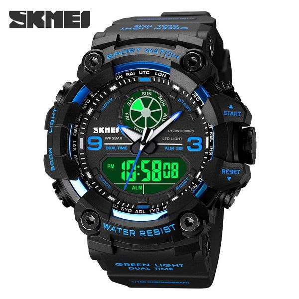 wristwatches skmei watch for men dual display analog led electronic quartz wristwatch military sports watches relogio masculino montre, Slivery;brown
wristwatches skmei watch for men dual display analog led electronic quartz wristwatch military sports watches relogio masculino montre, Slivery;brown