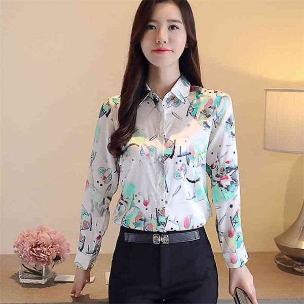 spring autumn women's shirt korean printed loose commuter blouse casual long sleeve base female ll780 210506, White
spring autumn women's shirt korean printed loose commuter blouse casual long sleeve base female ll780 210506, White