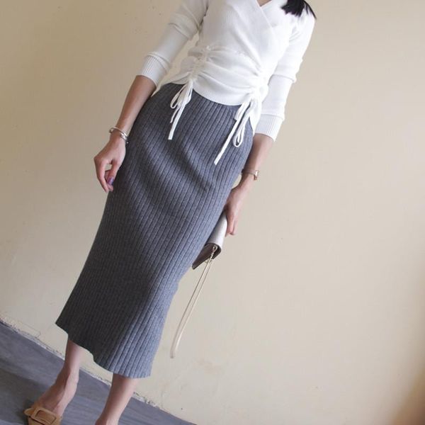 skirts 2021 elegant women winter and autumn ladies pencil elastic waist long mid-calf with slit stretch, Black
skirts 2021 elegant women winter and autumn ladies pencil elastic waist long mid-calf with slit stretch, Black