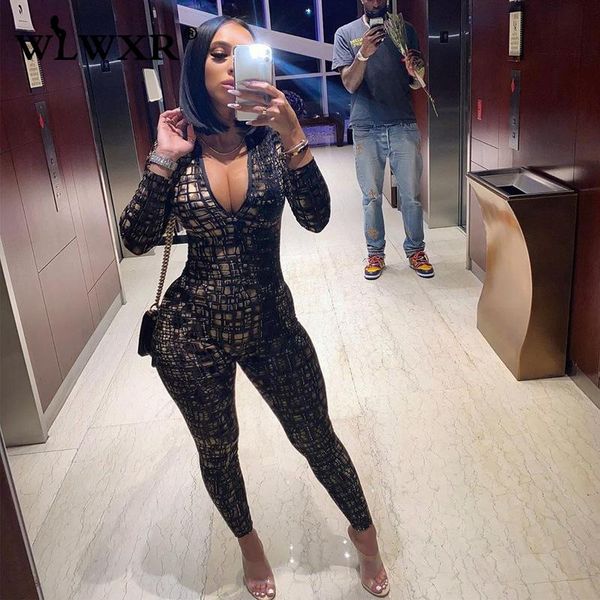 women's jumpsuits & rompers wlwxr snake print jumpsuit women long sleeve bodycon female one piece outfit ladies fall winter 2021 street, Black;white
women's jumpsuits & rompers wlwxr snake print jumpsuit women long sleeve bodycon female one piece outfit ladies fall winter 2021 street, Black;white