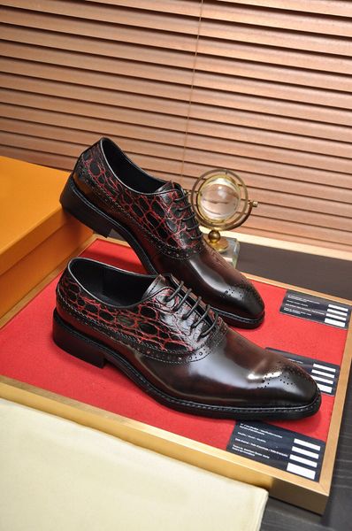men's breathable genuine leather dress shoes comfortable wedding formal party oxfords business flats size 38-45, Black
men's breathable genuine leather dress shoes comfortable wedding formal party oxfords business flats size 38-45, Black