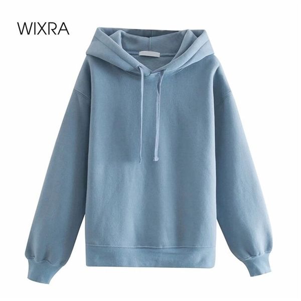 wixra sweatshirt womens solid hooded cotton winter autumn ladies casual fleece pullovers streetwear 210419, Black
wixra sweatshirt womens solid hooded cotton winter autumn ladies casual fleece pullovers streetwear 210419, Black