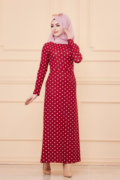 ethnic clothing tugba muslim dress long sleeve polka dot code 2021 turkish gown hijab summer, Red
ethnic clothing tugba muslim dress long sleeve polka dot code 2021 turkish gown hijab summer, Red