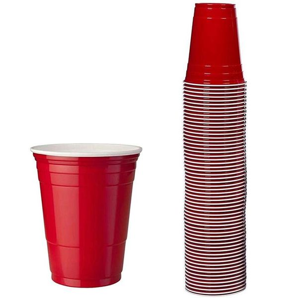 disposable cups & straws 100pcs / set of 450ml red plastic cup party bar restaurant supplies houseware household goods high quality
disposable cups & straws 100pcs / set of 450ml red plastic cup party bar restaurant supplies houseware household goods high quality