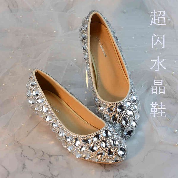 sandals spring crystal low-heeled flat white bridal diamond wedding shoes large size shallow mouth banquet dress single women w1zz, Black
sandals spring crystal low-heeled flat white bridal diamond wedding shoes large size shallow mouth banquet dress single women w1zz, Black