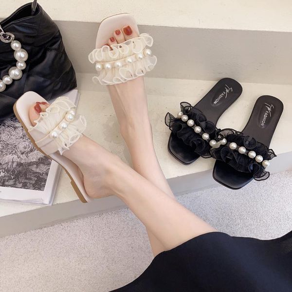 slippers shoes woman 2021 rubber flip flops flat pantofle lace shale female beach low string bead luxury slides hawaiian sum, Black
slippers shoes woman 2021 rubber flip flops flat pantofle lace shale female beach low string bead luxury slides hawaiian sum, Black