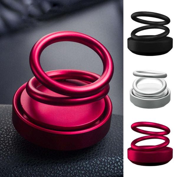 car air freshener high-end double ring rotating suspensiondesigned purifier cars fragrance metallic character
car air freshener high-end double ring rotating suspensiondesigned purifier cars fragrance metallic character
