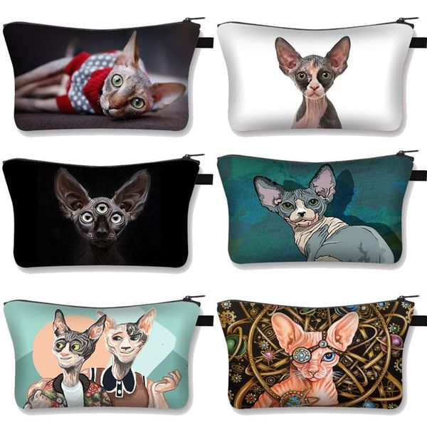 cosmetic bags & cases sphynx cat print bag woman multifunctional beauty dustproof storage les travel makeup case girls
cosmetic bags & cases sphynx cat print bag woman multifunctional beauty dustproof storage les travel makeup case girls