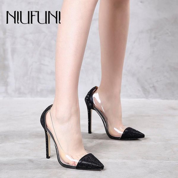 pointed shallow women's pumps 2021 ladies sandals rhinestone high heels niufuni woman transparent casual shoes, Black
pointed shallow women's pumps 2021 ladies sandals rhinestone high heels niufuni woman transparent casual shoes, Black