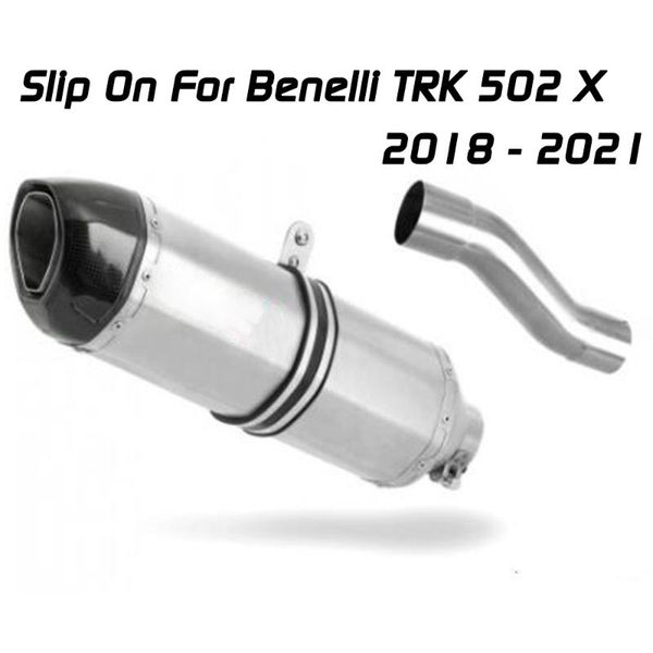 motorcycle exhaust system muffler escape slip on for benelli trk 502 x trk502 2021 - years
motorcycle exhaust system muffler escape slip on for benelli trk 502 x trk502 2021 - years