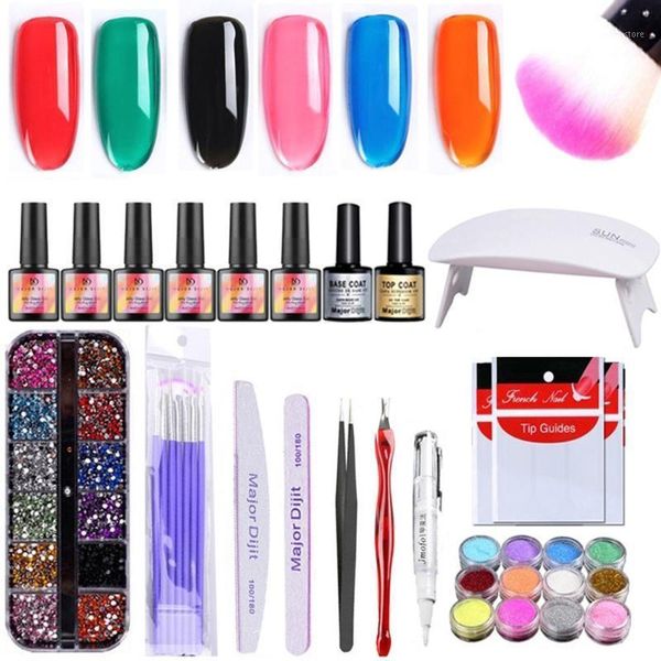 18pcs manicure set 5w led uv nail lamp gel polish rhinestones dripping powder decoration art tools1
18pcs manicure set 5w led uv nail lamp gel polish rhinestones dripping powder decoration art tools1