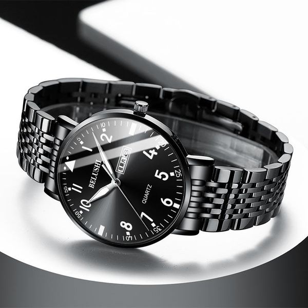 wristwatches summer men's watch business casual quartz waterproof luminous week date steel band trendy, Slivery;brown
wristwatches summer men's watch business casual quartz waterproof luminous week date steel band trendy, Slivery;brown
