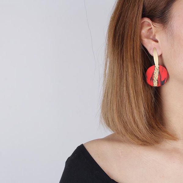 charms polymer clay earring for women red soft round handmade stud earrings cute jewellery party gift body decor, Golden;silver
charms polymer clay earring for women red soft round handmade stud earrings cute jewellery party gift body decor, Golden;silver