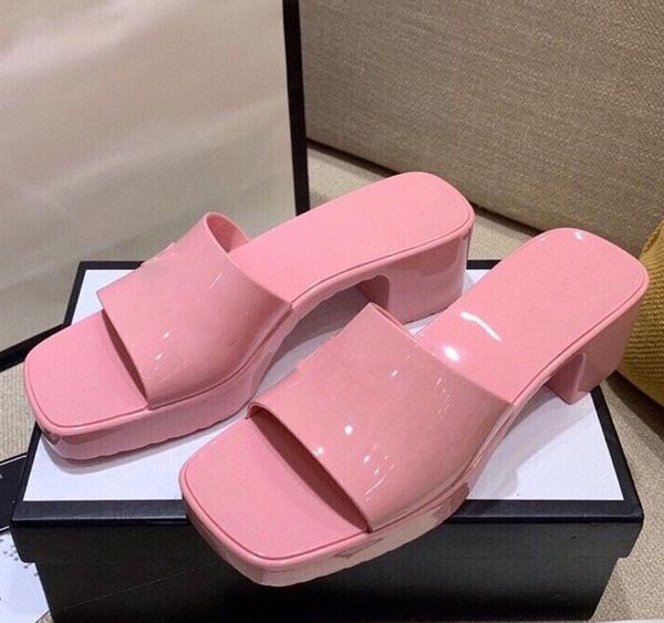 slippers 2021 summer pvc for women fashion square toe high heels sandals ladies shoes casual beach jelly party 35-41, Black
slippers 2021 summer pvc for women fashion square toe high heels sandals ladies shoes casual beach jelly party 35-41, Black