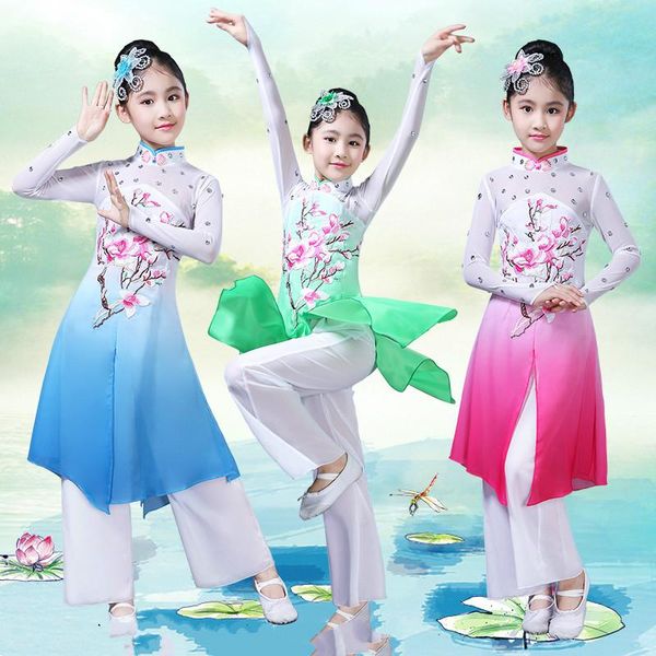 stage wear children yangko dance clothing classical chinese elegant folk umbrella for national costume, Black;red
stage wear children yangko dance clothing classical chinese elegant folk umbrella for national costume, Black;red