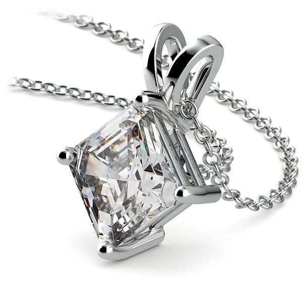 pendant necklaces huitan temperament princess square cz necklace for wedding crystal women's simple stylish female jewelry ly, Silver
pendant necklaces huitan temperament princess square cz necklace for wedding crystal women's simple stylish female jewelry ly, Silver