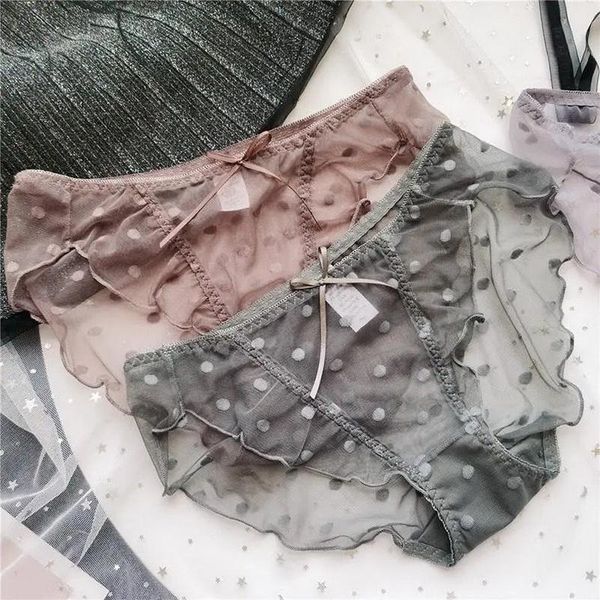 women's panties ladies super stretch retro polka dot cute lingerie bow mesh lotus leaf lightweight translucent lace underwear women, Black;pink
women's panties ladies super stretch retro polka dot cute lingerie bow mesh lotus leaf lightweight translucent lace underwear women, Black;pink