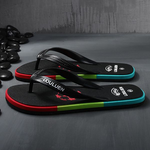 slippers mens summer fashion wear antiskid flip flop 2021 new korean fashion personality casual beach sandals, Black
slippers mens summer fashion wear antiskid flip flop 2021 new korean fashion personality casual beach sandals, Black