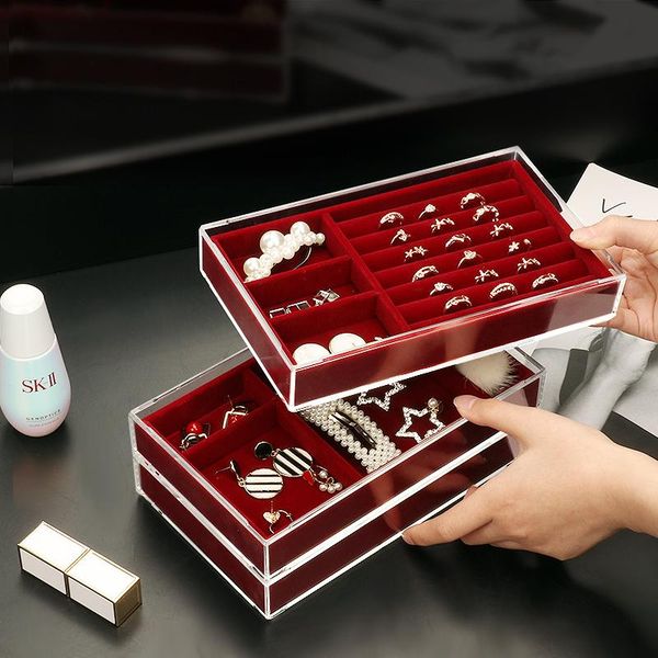 jewelry pouches, bags three layers storage box earring rings organizer compartment container for beads watch necklace case woman, Pink;blue
jewelry pouches, bags three layers storage box earring rings organizer compartment container for beads watch necklace case woman, Pink;blue